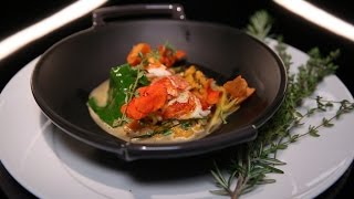 Homard à la nacre risotto végétal au butternut par JeanLuc Rabanel DPDC [upl. by Carrnan35]