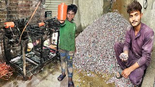 Incredible Mass Production Process Of Plastic Rope  How Recycling Old Plastic Material Process [upl. by Dulsea348]