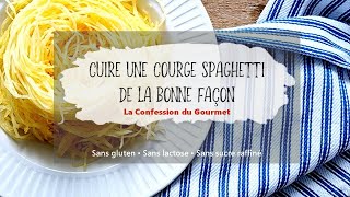 Cuire une courge spaghetti de la bonne façon [upl. by Outhe]