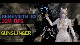 Lost Ark  Behemoth G2  Gunslinger 1645 31M DPS [upl. by Law]