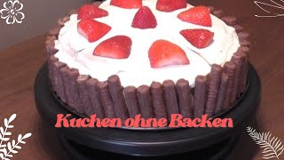 Kuchen ohne Backen  kleiner Fail am schluß  2024  Melanie 🌷 [upl. by Denyse]