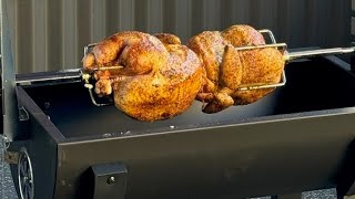 Bunnings Jumbuck Rondo Charcoal Spit Roaster [upl. by Eelydnarb]