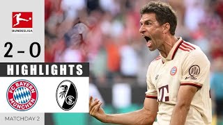 Bayern München vs Freiburg Sieg mit PepStrategie und Müller in Bestform 🔥⚽ [upl. by Nachison528]