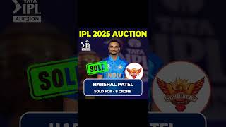 Harshal Patel Sold To Sunrises Hyderabad 8 CR harshalpatel iplauction2024 [upl. by Adlei]