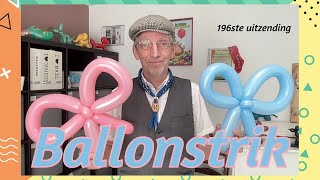 Ballonnen strik  De Haagse ballonnenboer 196ste Ballonfiguren maken easy balloons [upl. by Agem417]