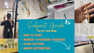 Subject Guidance For 1st Year BAMS Students🍃📚🩺🥼 [upl. by Osrock69]