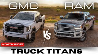 GMC Sierra 2500HD vs Ram 2500  Detailed Comparison  Which Ride [upl. by Rabush]