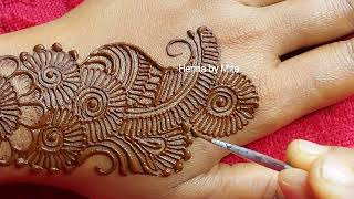 Unique Mehndi Design Eid Special Mehndi Design [upl. by Nimocks]