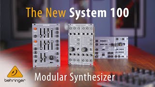 Introducing System 100  Behringer Eurorack Modular Synthesizer [upl. by Aihsar]