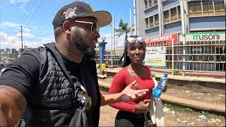 African girl shows me the real streets of Kenya 🇰🇪 [upl. by Llenrahc]