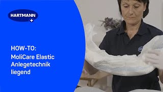 MoliCare Elastic Anlegetechnik  liegend [upl. by Annaujat]