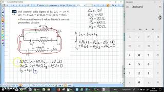 Esercizio sulle leggi di Kirchhoff [upl. by Mihe]