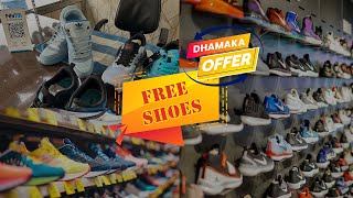 Dhamaka Offer  Free Shoes shoes sports sneakers sportsshoeswholesaler sportsequipment fashion [upl. by Dotson625]