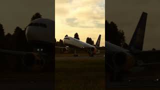 Boeing 767 landing at BIKF l Microsoft Flight Simulator [upl. by Tiphanie98]