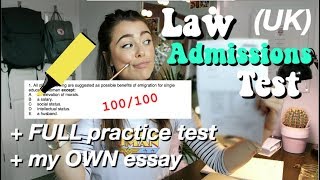 how to ACE the LNAT highdetail exam prep 📝📈 [upl. by Rimola267]