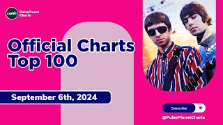 UK Official Singles Chart Top 100 September 6th2024 [upl. by Amuh]