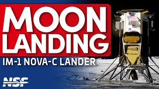 Nova C IM1 Lands on the Moon [upl. by Ahseneuq208]