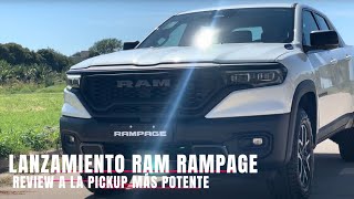 LANZAMIENTO RAM RAMPAGE REVIEW A LA PICKUP MÁS POTENTE [upl. by Nnaeirelav540]