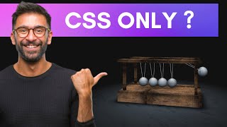 Newtons Cradle Animation Effects Using Only CSS  CSS Animation Effects [upl. by Munroe828]