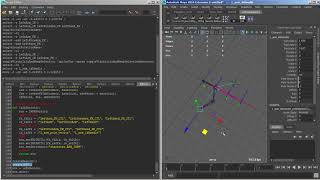 maya python simple ikfk switch [upl. by Elburt]