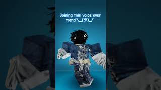 ✨voice oversong voice over•kinda latefypシ゚viral trend voiceover roblox singing [upl. by Acire]