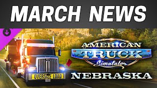 ATS Nebraska DLC News March 2024 ● Cities  Railyard Industries Worlds Largest Railyard [upl. by Drarig]