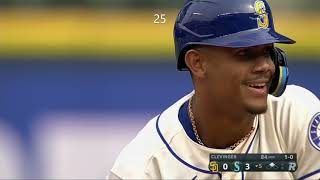 All 25 Julio Rodriguez Stolen Bases 2022 RoTY [upl. by Sikko]