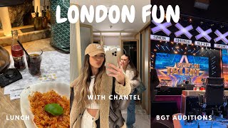 LONDON VLOG BRITAINS GOT TALENT AUDITIONS 2024 [upl. by Tegirb]