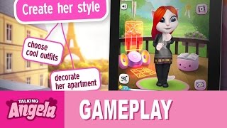 My Talking Angela  Gameplay [upl. by Esnofla]