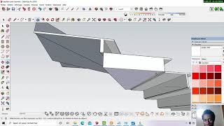 Comment réaliser un escalier en bois sur SketchUp 2021 [upl. by Bilicki]