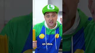 Smart Luigi saved Marios day funny supermario familygamestories [upl. by Ecirtaemed]