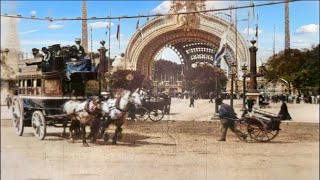 Paris 1900 in color Exposition Universelle 60fps Remastered wsound design added [upl. by Daryle832]