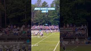 Middle School football game 3sportsfunoutdoors [upl. by Humble]