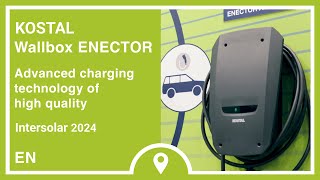 Intersolar Wallbox ENECTOR  Advanced charging technology of high quality  KOSTAL [upl. by Woodman]