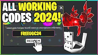 NEW ALL WORKING CODES FOR UGC LIMITED IN 2024 ROBLOX UGC LIMITED CODES [upl. by Nirrat631]