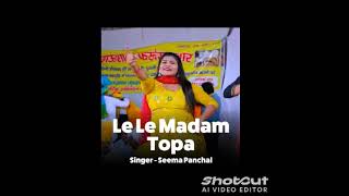 Le Le madam Topa Le le madam Topa ajay dj mauranipur song Hindi dubbed song video [upl. by Eda953]