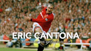 Eric Cantona  Best Moments  Legends of The Emirates FA Cup [upl. by Lauraine]