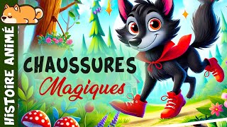 LE LOUP ET LES CHAUSSURES MAGIQUES 🐺histoire pour sendormir  conte pour enfant confiance courage [upl. by Eskill]