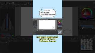 How to Activate Onion Skinning in Krita Animation Tutorial [upl. by Isadora508]