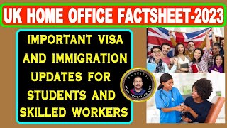 UK HOME OFFICE FACTS SHEETS PUBLISHED WITH LATEST IMMIGRATION AND VISA UPDATES [upl. by Norod]