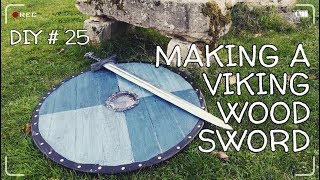 Wood viking sword for beginners woodwork viking [upl. by Ashraf]