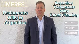 Testaments amp Wills for Inheritances in Argentina Must be Probated [upl. by Bram244]