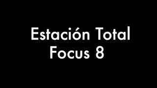 ESTACIÓN TOTAL SPECTRA FOCUS 8  NOMENCLATURA [upl. by Nallek]