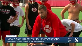 New Beechwood High School football coach battles high expectations [upl. by Ellenaej]