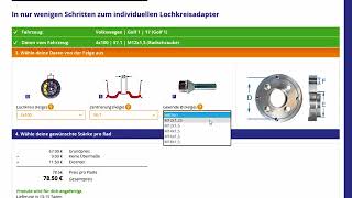 Lochkreisadapter und Spurverbreiterungen nach deinen Wunschen konfigurieren auf epytec de [upl. by Bravar]