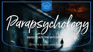 Parapsychology Diploma Course  Centre of Excellence  Transformative Education amp Online Learning [upl. by Missie]