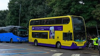 SK07DZB  Kickdown on Purley  Redhill Rail Replacement  220924 [upl. by Tiduj]