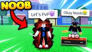 I Disguised Myself as a FAKE NOOB To Destroy PROS In Blox Fruits [upl. by Eleanore]