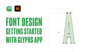 Font design tutorial  Getting started with Glyphs app and illustrator [upl. by Orrin]