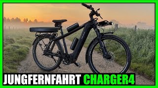 Reupload Jungfernfahrt Charger4 Riese und Müller [upl. by Ytomit]